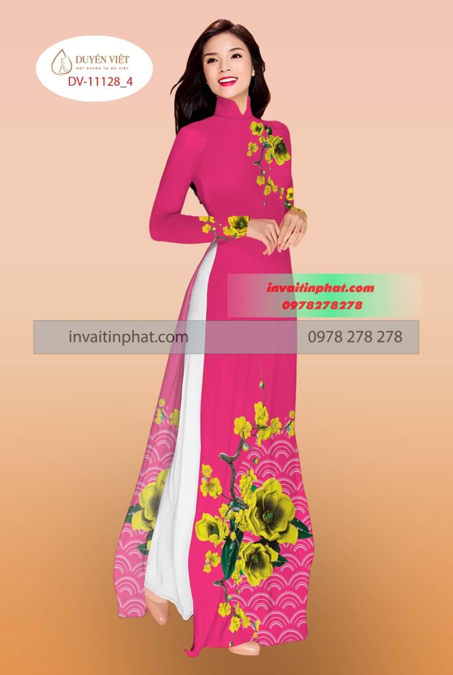 mai_1543696060 VẢI ÁO DÀI HOA MAI